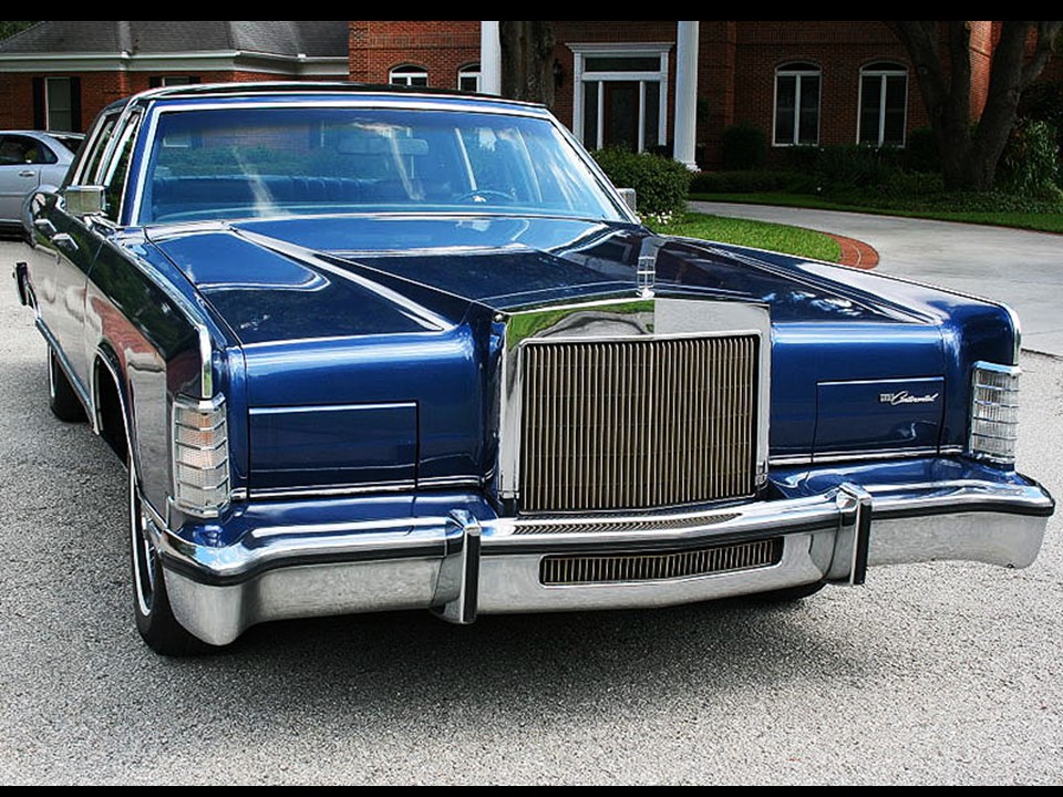 Pince à Cravate Lincoln Continental MK II - Modèle Voiture En Résine, Couleur Argent, 55mm, Accessoire élégant