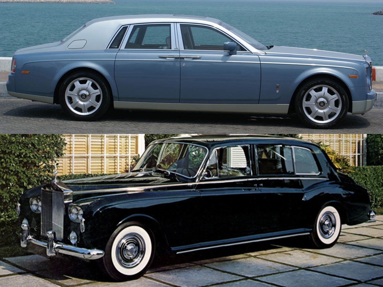 Phantom Series I top Phantom V bottom