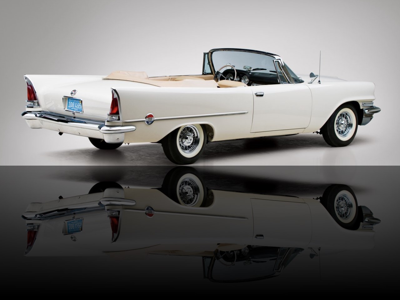 1958 Chrysler 300 convertible coupé 3
